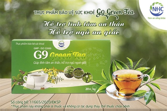 trà ngủ ngon g9 green tea