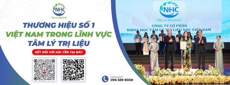 Tâm lý trị liệu NHC Việt Nam nhận giải vàng Thương hiệu số 1 Việt Nam trong lĩnh vực Tâm lý trị liệu